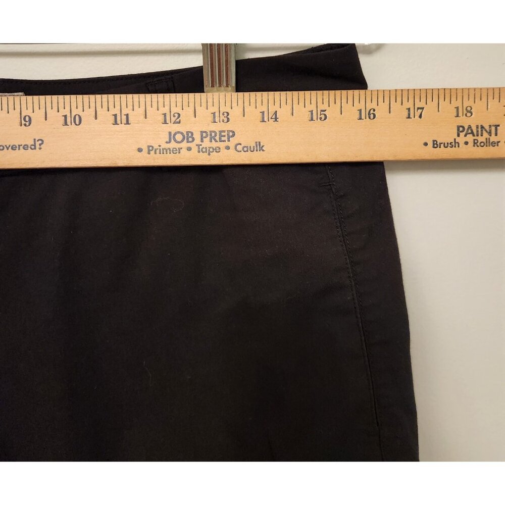Adidas Capri Shorts Pants Stretch Golf Black Athletic Womens Size 8 EUC - Picture 7 of 10